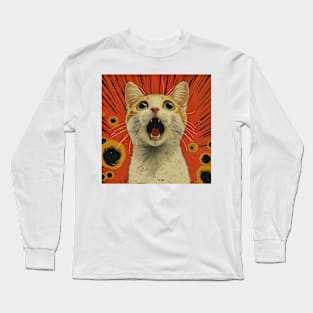 Shocked Cat I Long Sleeve T-Shirt